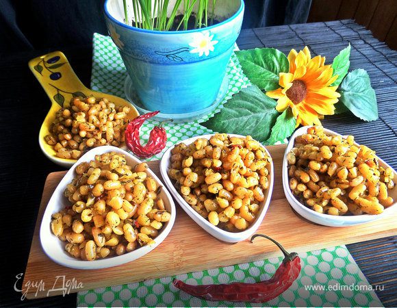 Фасоль пикантная из духовки