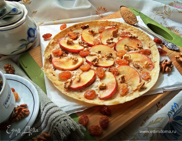 Яблочная «пицца»