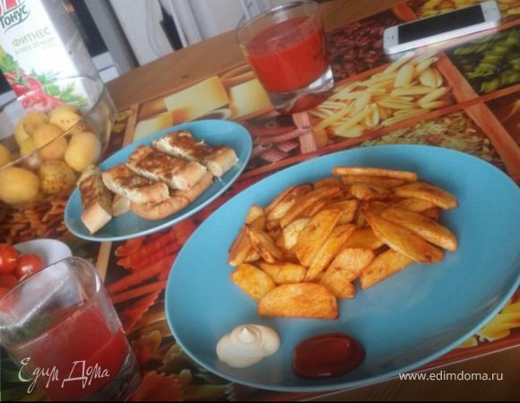 Картошка по деревенски в духовке