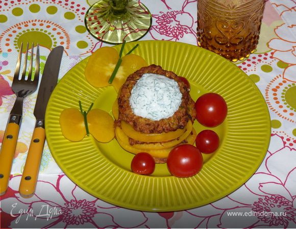 Хрустящие кабачковые оладьи