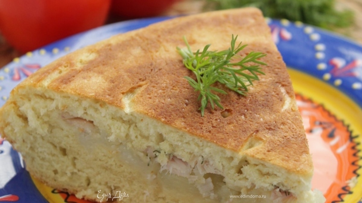 Пирог на сковороде