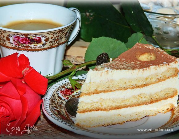 Пляцок с заварным творожным кремом Пляцок с заварным творожным кремом