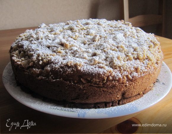 Яблочный пирог с посыпкой Яблочный пирог с посыпкой