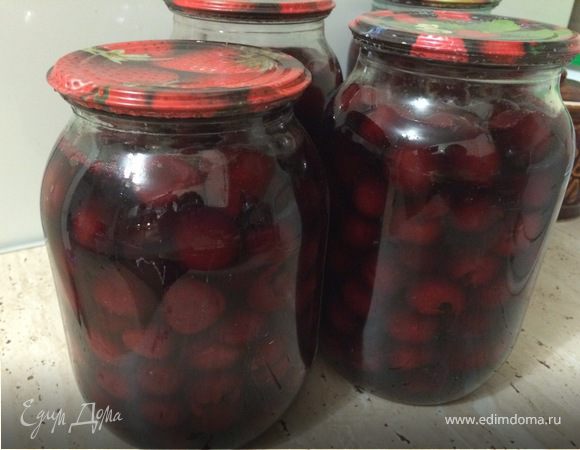 Вишня в собственном соку (на зиму) Вишня в собственном соку (на зиму)