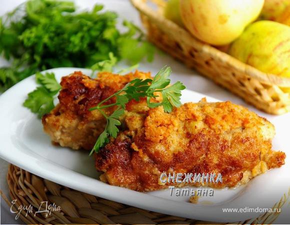 Мясные рулетики с яблоком Мясные рулетики с яблоком