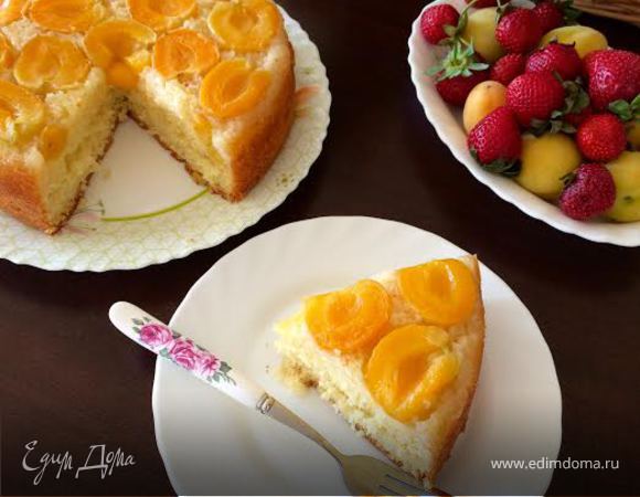 Абрикосовый пирог (Upside-Down Apricot Cake)