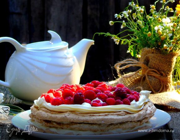 Даккуаз с малиной Даккуаз с малиной