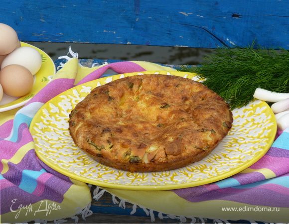 Чучу. Азербайджанский омлет с зеленью Чучу. Азербайджанский омлет с зеленью