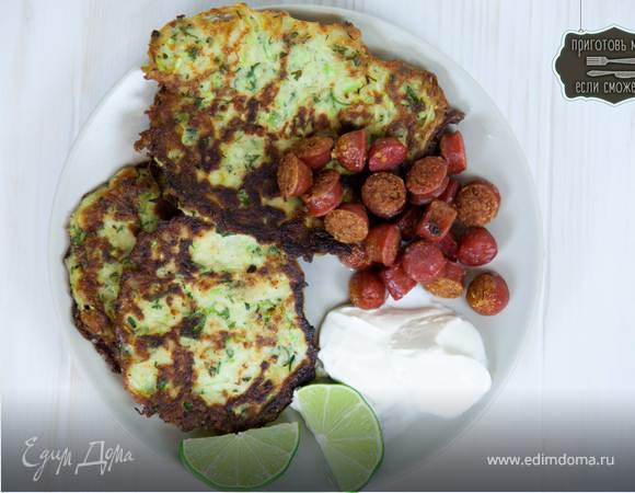 Оладьи из кабачка с сыром