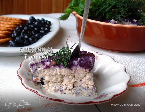 Паштет куриный с черникой Паштет куриный с черникой