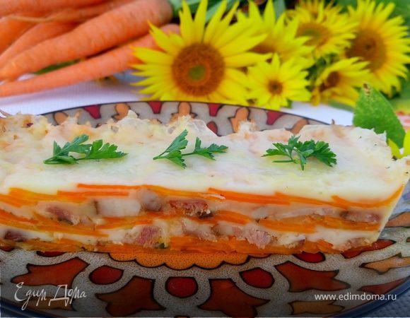 Морковный гратен Морковный гратен