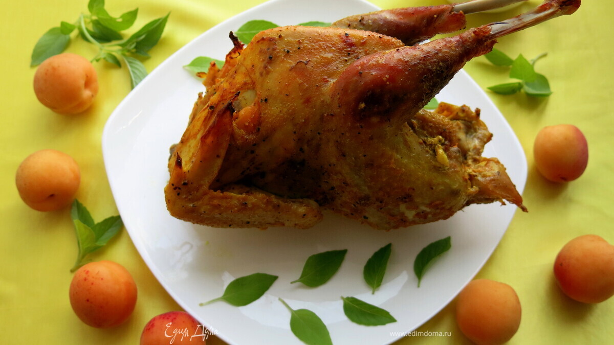 Цыпленок с абрикосами