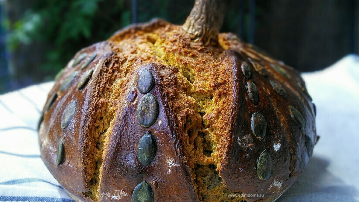 Тыквенный хлеб с гречишной мукой
