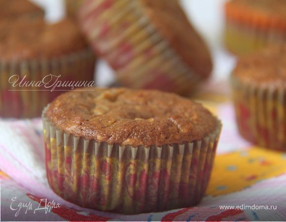 Маффины овсяные с яблоком Маффины овсяные с яблоком