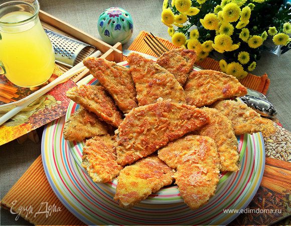 Сельдерей в сырной панировке