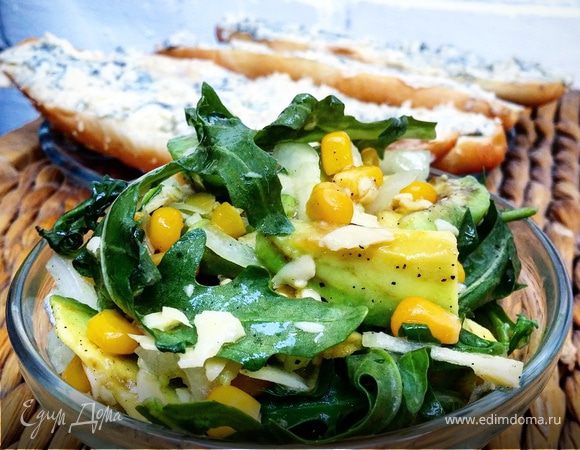 Салат с авокадо и руколой Салат с авокадо и руколой