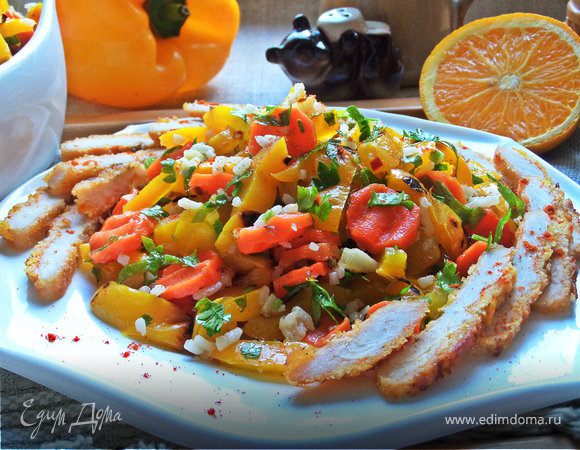 Морковный салат с курицей Морковный салат с курицей