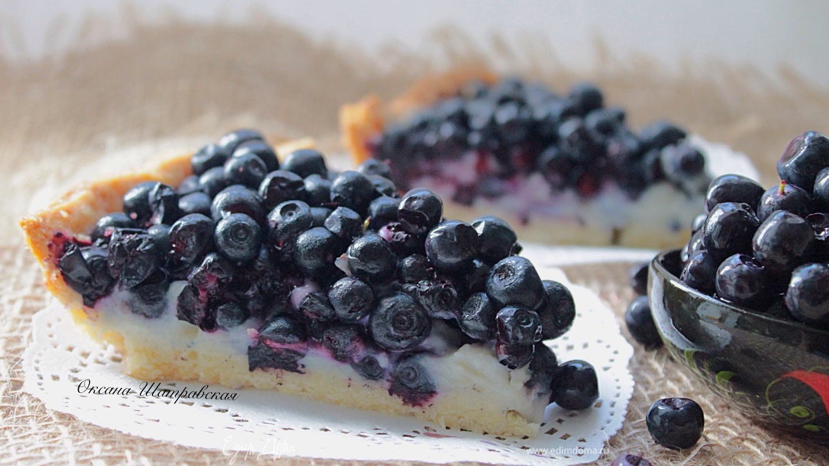 Тарт «Черника-лаванда»