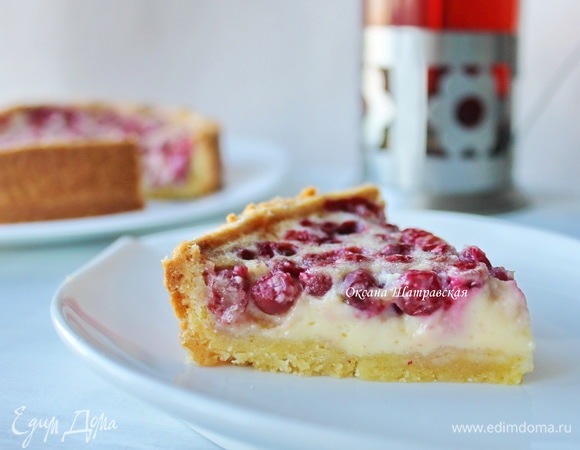 Тарт с клюквой и шоколадом Тарт с клюквой и шоколадом