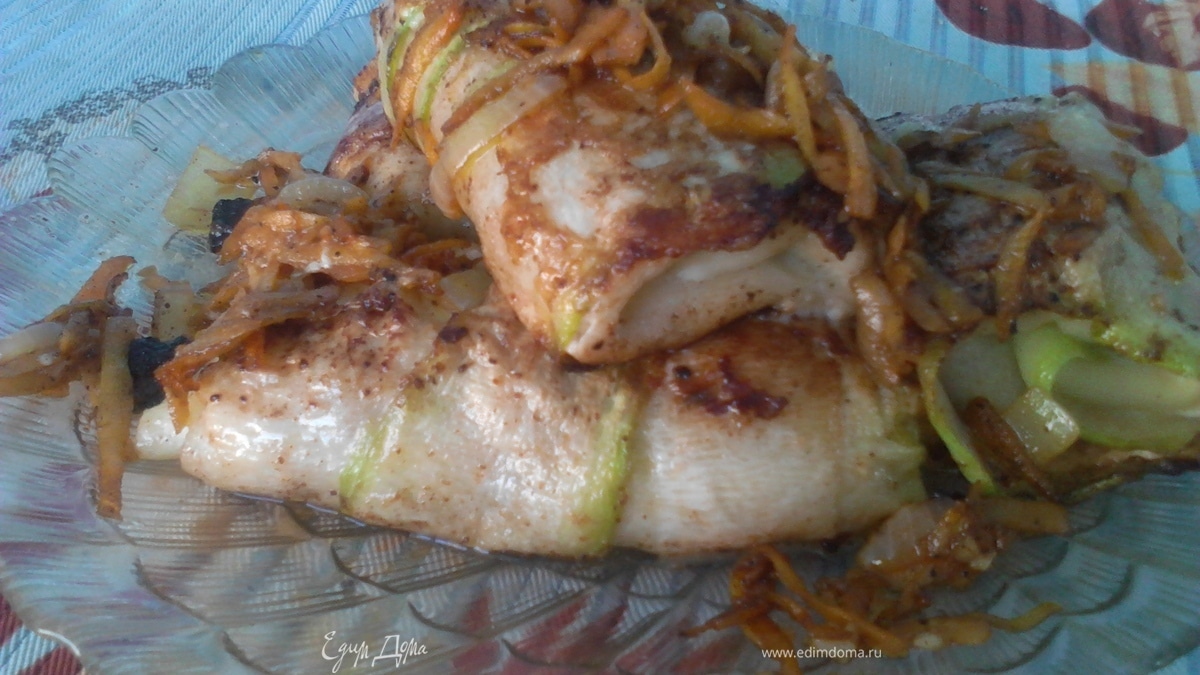 Рулетики из кабачка