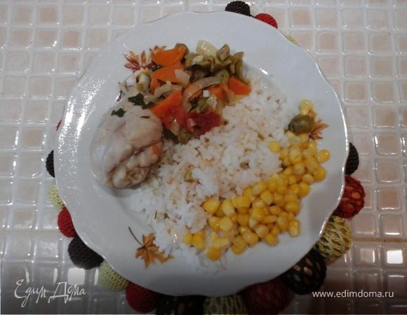Куриные голени с овощами Куриные голени с овощами