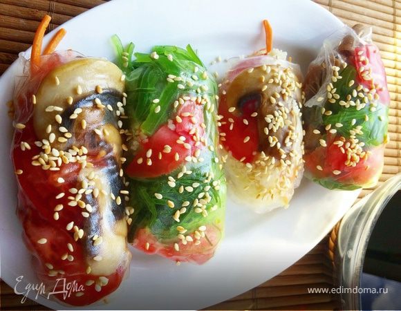 Мешочки из рисовой бумаги с начинкой Мешочки из рисовой бумаги с начинкой