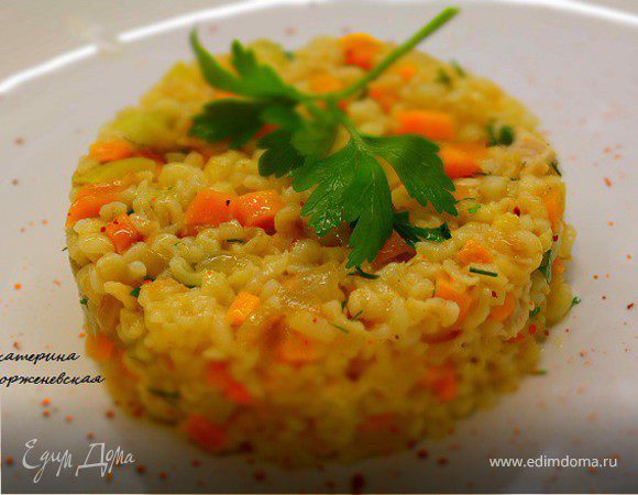 Булгур с овощами и куриной грудкой Булгур с овощами и куриной грудкой