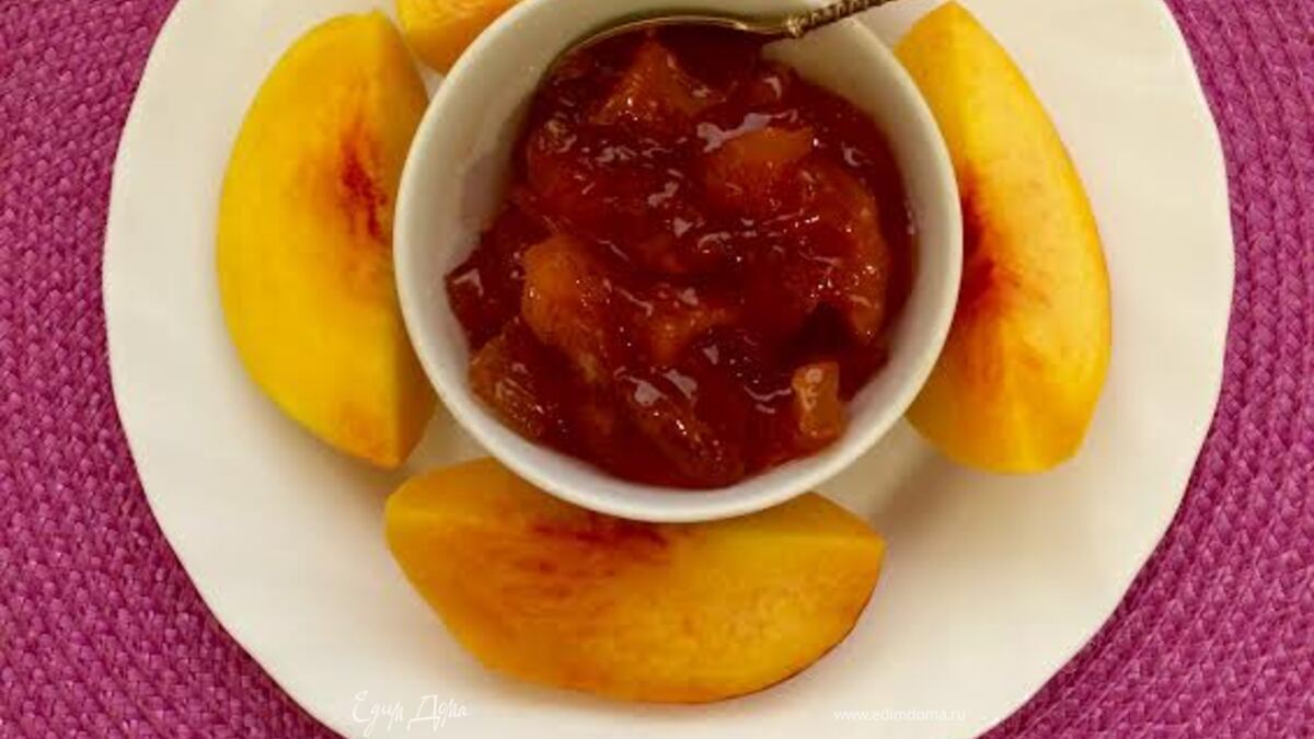 Джем из персиков и нектаринов