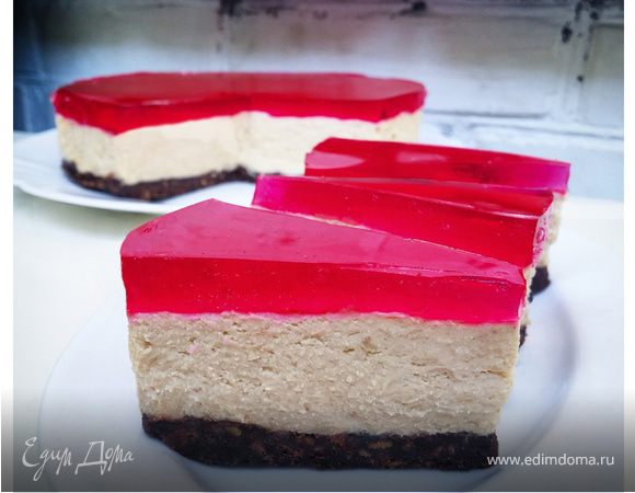 Чизкейк с халвой (без выпечки)