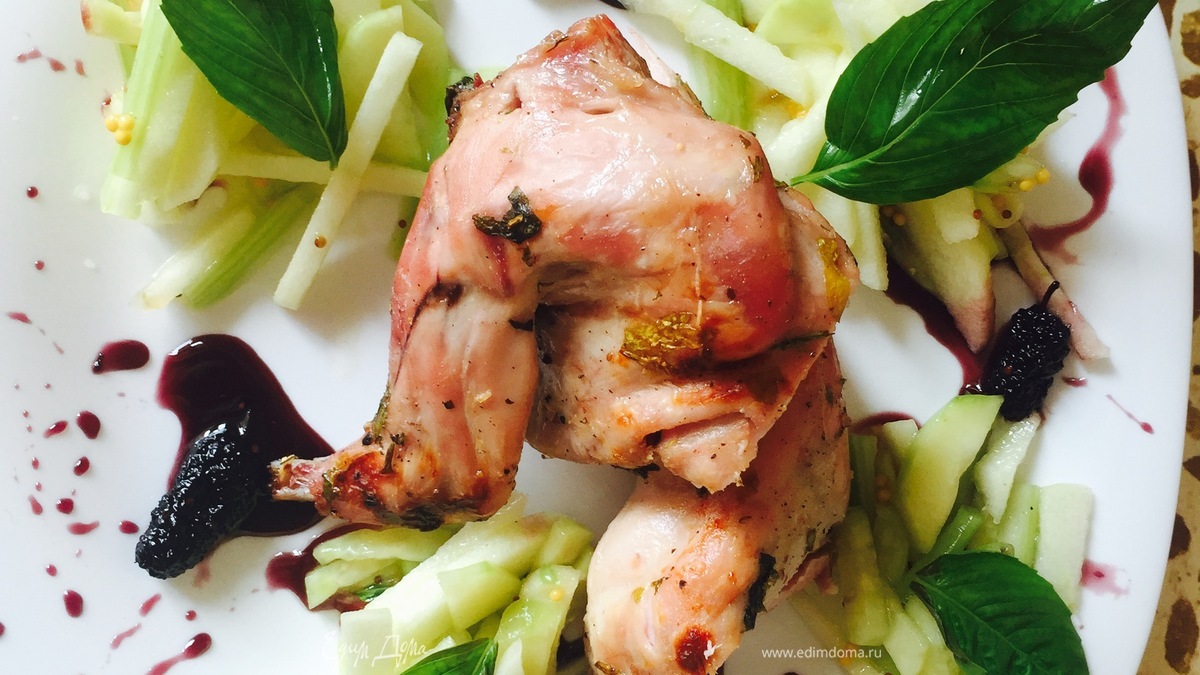 Кролик-гриль в духовке