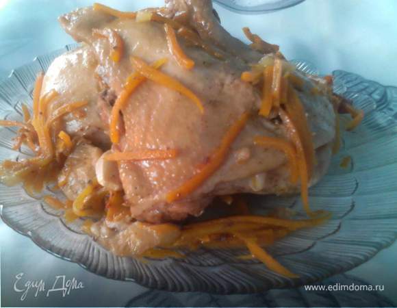 Куриные ножки в шубе Куриные ножки в шубе