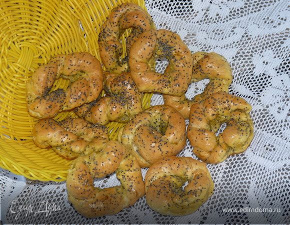 Польские бублики «Обваранки с маком»