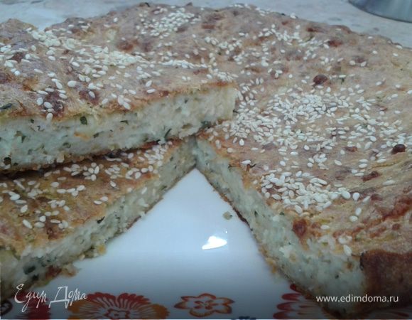 Сырный пирог с кабачком Сырный пирог с кабачком