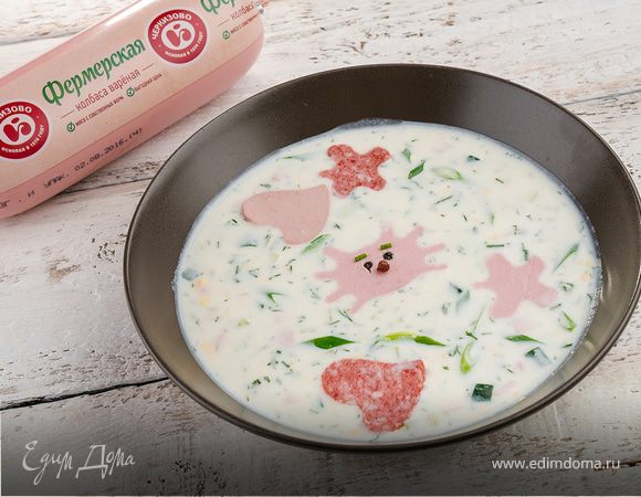 Окрошка на кефире