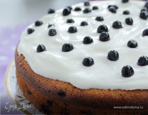 Кекс с черникой