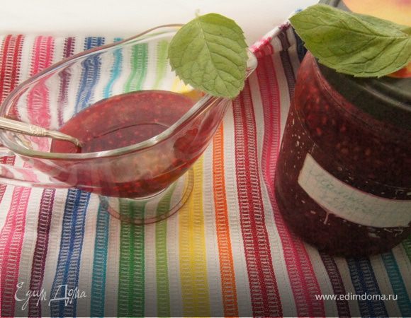 Малиновое варенье с мятой