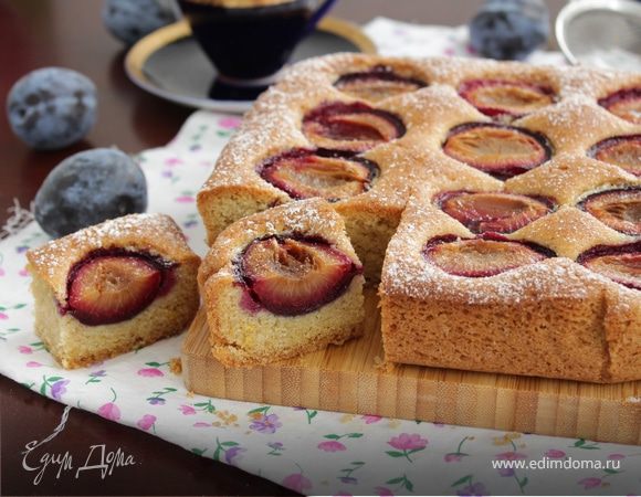 Сливовый пирог с кардамоном Сливовый пирог с кардамоном