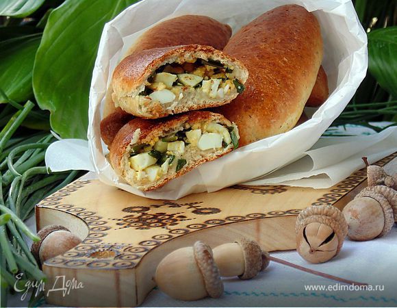 Гречневые пирожки с луком и яйцом Гречневые пирожки с луком и яйцом