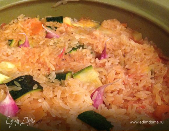 Овощной плов с цукини Овощной плов с цукини