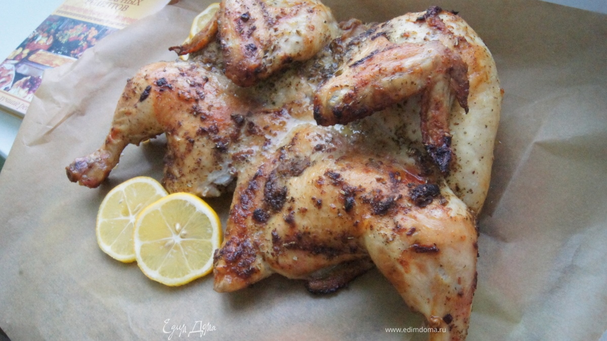 Курица в лимонно-масляном маринаде
