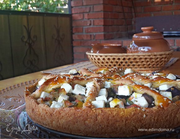 Средиземноморский овощной пирог