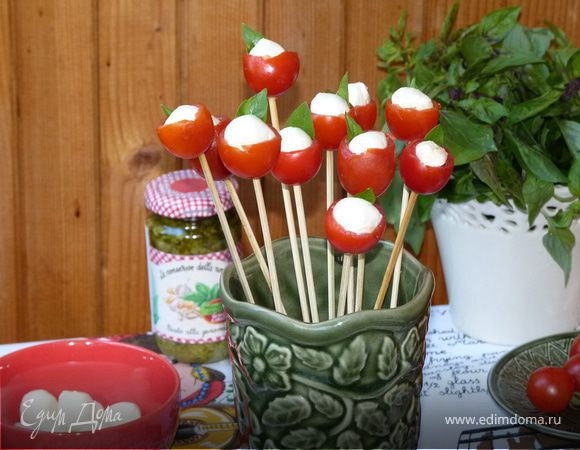 Капрезе. Вариант подачи