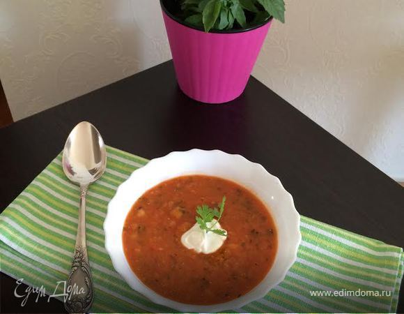 Суп-пюре из чечевицы Суп-пюре из чечевицы