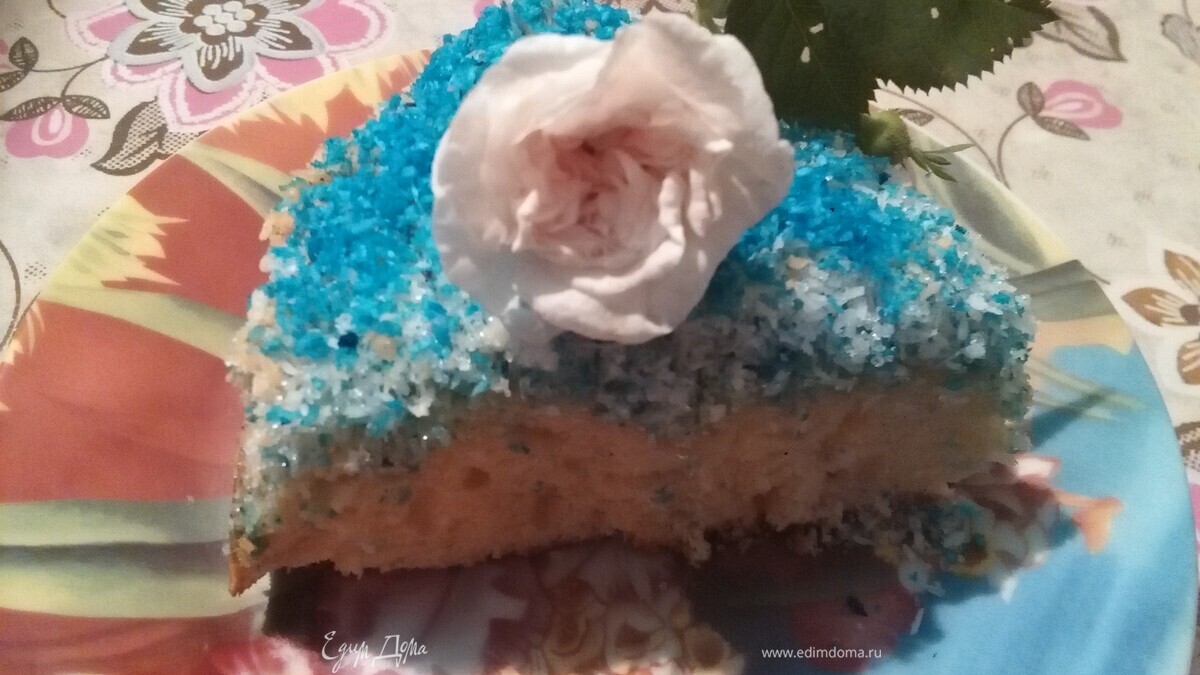 Кокосовый пирог нежный