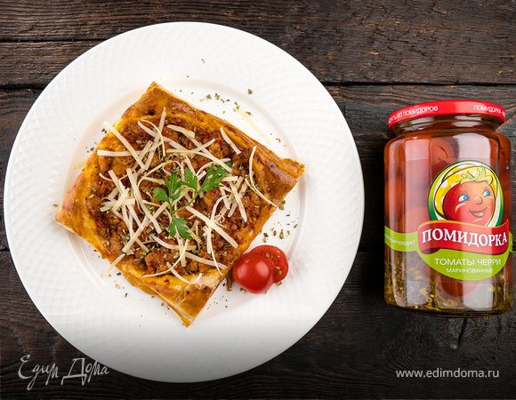 Мини-пиццы на слоеном тесте Мини-пиццы на слоеном тесте