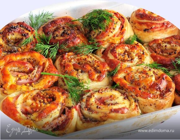 Слоеные рулетики в заливке