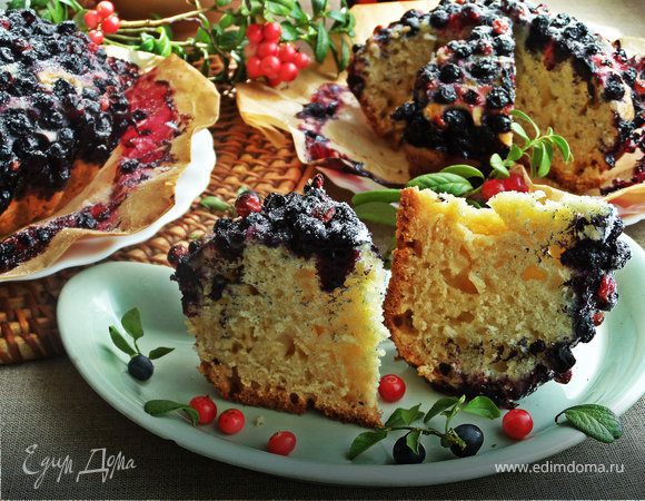 Черничный пирог