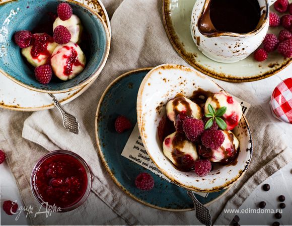 Ньокки с малиной Ньокки с малиной