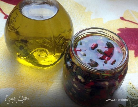 Острый перец в масле (peperoncini piccanti sott'olio) Острый перец в масле (peperoncini piccanti sott'olio)