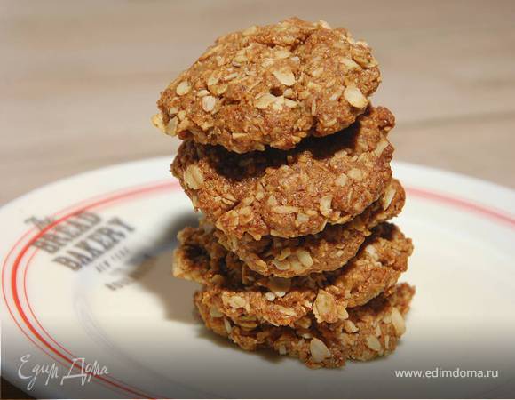 Овсяное печенье с кокосовой стружкой 